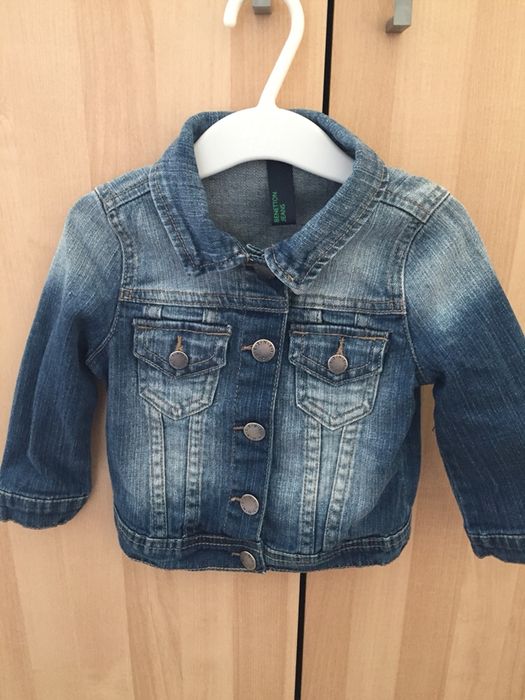 Casaco jeans Benetton 12/18meses