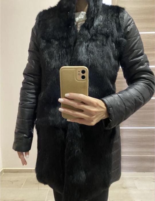 Шуба з натуральної норки