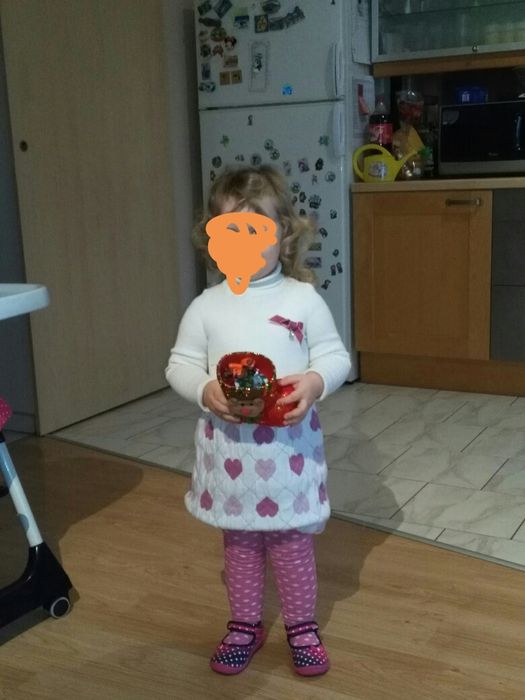 Sukienka bombka ciepła