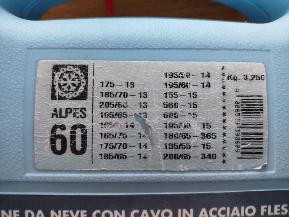 Łańcuchy śniegowe Simaka 60 Alpes