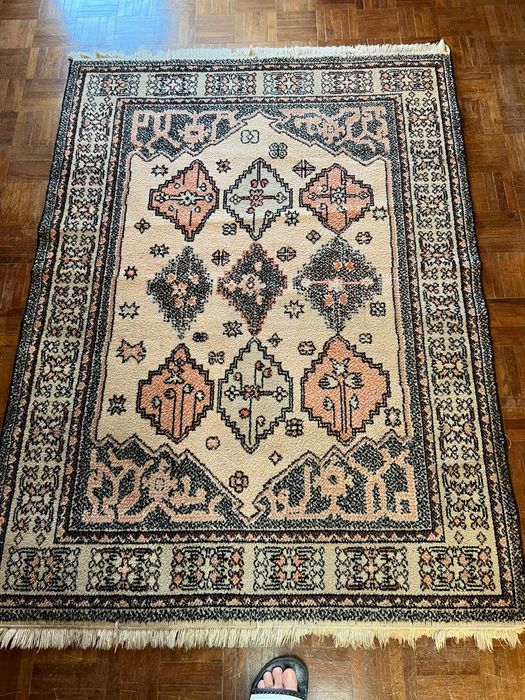 Tapete Estilo Tribal Geometrico-excelente estado