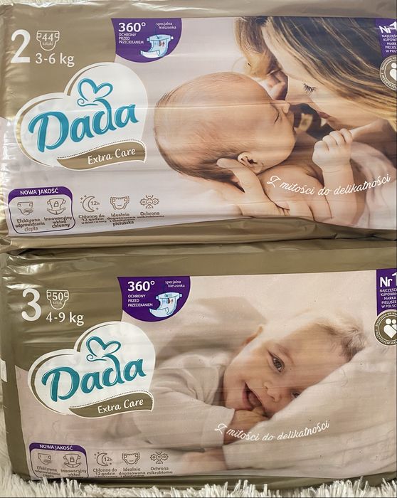 Памперси DADA Extra Care 3 4 5 6, jumbobag 4,5