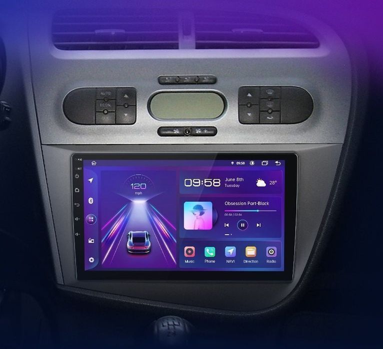Seat Leon MK2 2005-2012 – Radio Android 9" CarPlay
