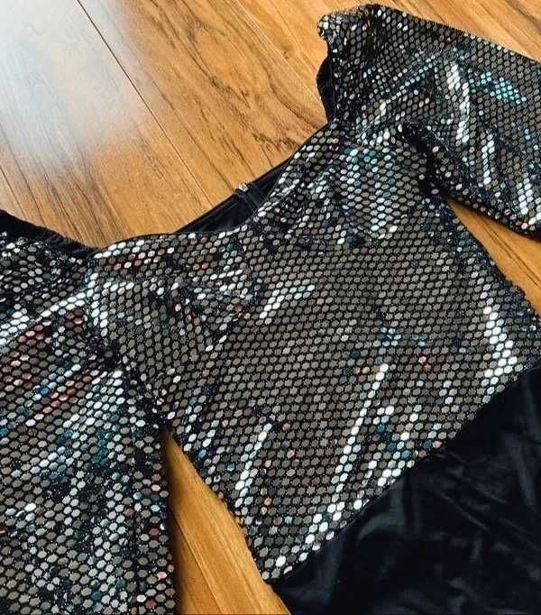 Świecące body roz.S, firma Missguided