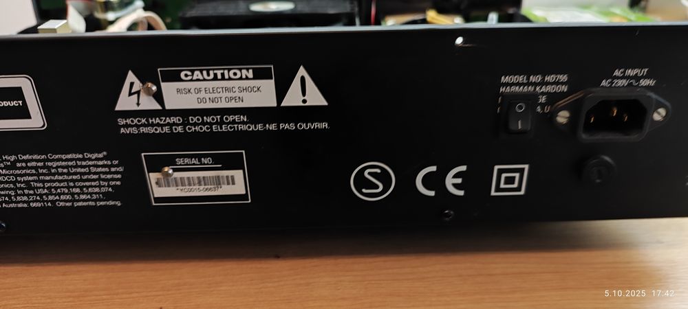 Harman Kardon HD755 po modyfikacja h Neel Audio, uszkodzony