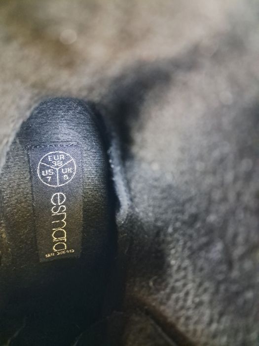 Botki 38 Esmara granat