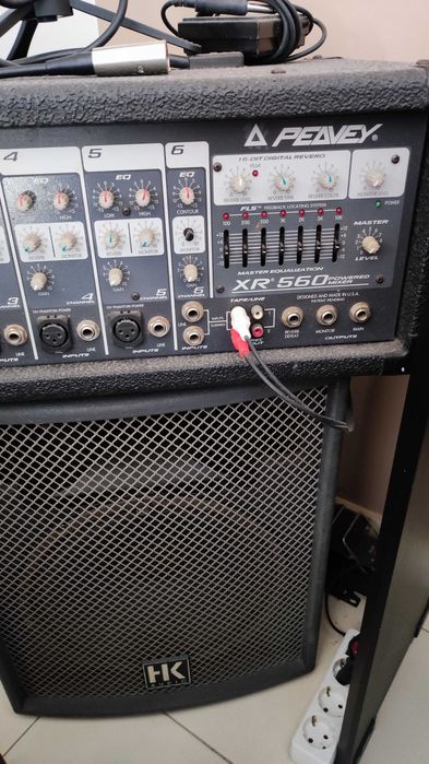 Mesa amplificada Peavey XR 560 + 2 HK 150w