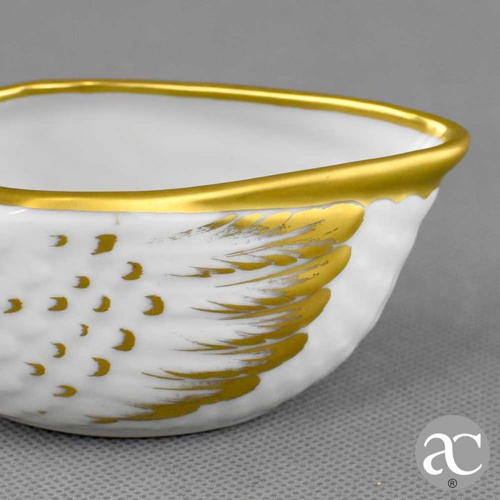Molheira com travessa em forma de Cisne Porcelana Vista Alegre