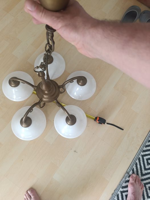 Бронзовая люстра