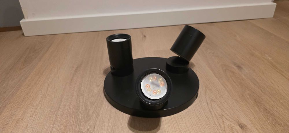 IKEA Nymane, projetor, teto, 3 focos