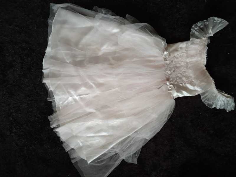 Sukienka tiulowa "księżniczka"-słodka jak wata cukrowa