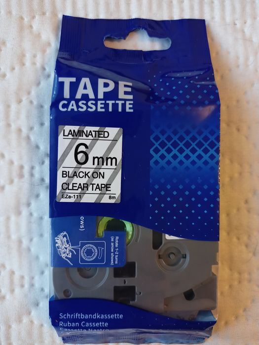 NOWA taśma (zamiennik) do drukarki Brother P-touch 107.