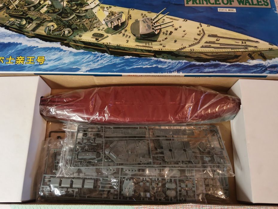Model okrętu Prince of Wales 1:350