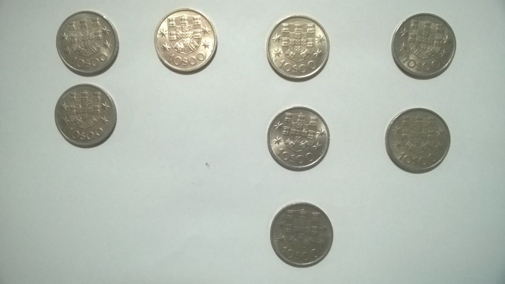 Moedas 10$00 Republica Portuguesa