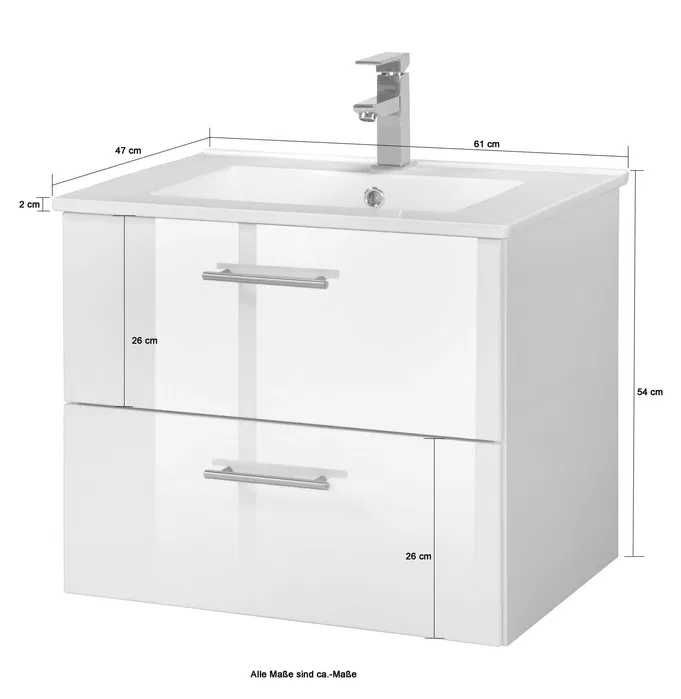 Szafka łazienkowa z umywalką meble łazienkowe 60x45 POLECAM WYPRZEDAŻ