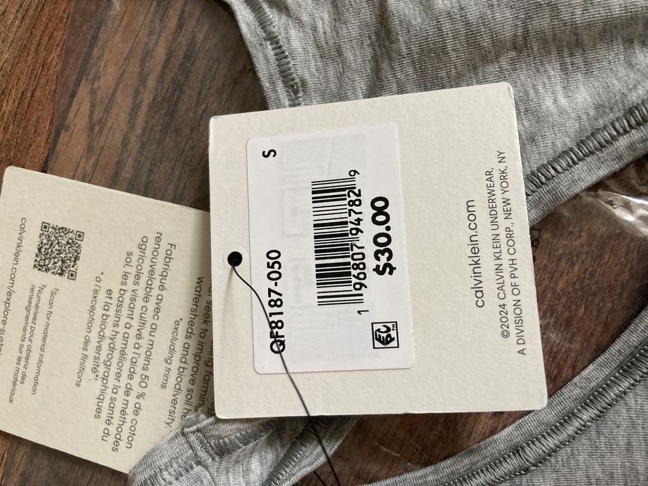 Бра бюст Calvin Klein XS