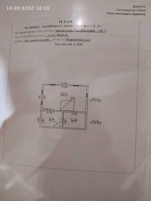 Продам будинок в селі Виблі, 40 сот. прив. землі