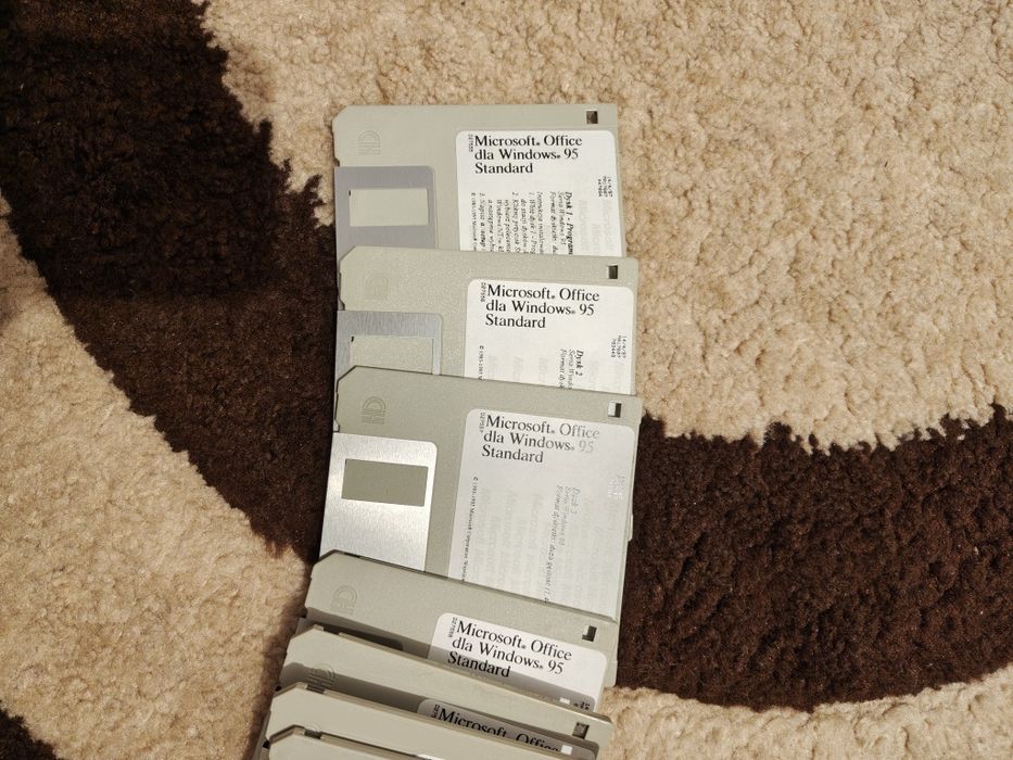 Pc dyskietki 3,5 Microsoft Office dla Windows 95 unikat
