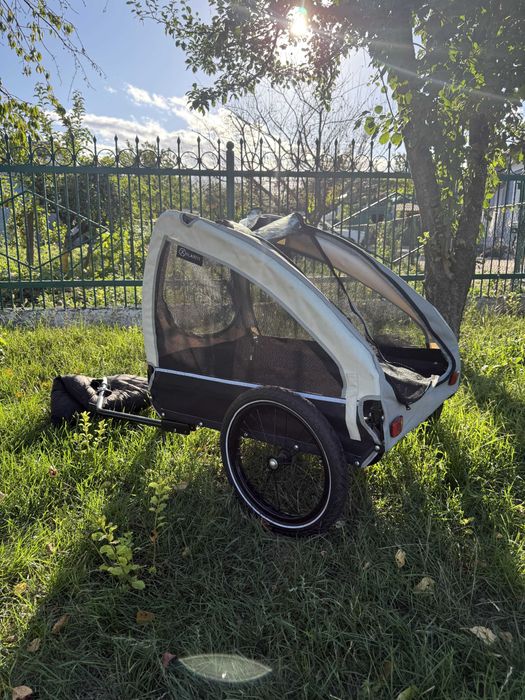 Велосипедний причіп (велопричіп) Klarfit для собак до 40 кг (2 шт-стан нових 99%)