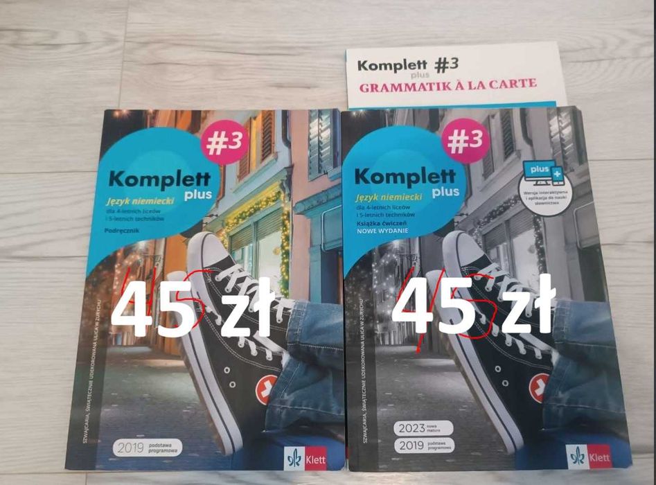 Komplett plus #3. Język niemiecki dla 4-letnich liceów i 5-letnich techników. Podręcznik oraz Książka ćwiczeń