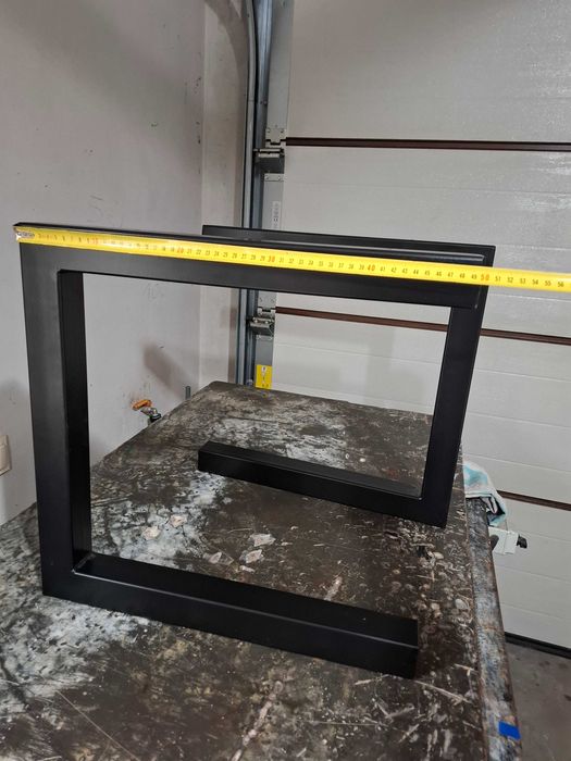 NOGI METALOWE DO STOŁU TYP C LOFT  2 szt. Malowane proszkowo Solidne