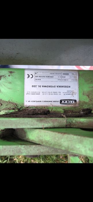 Kosiarka dyskowa talex 2,5 metra