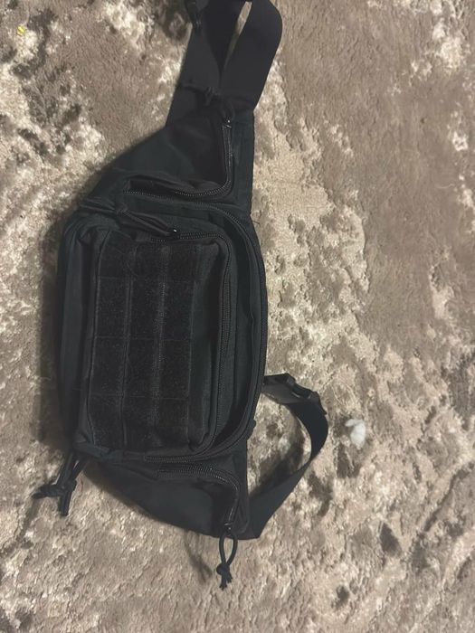 Тактична сумка на пояс Чорна