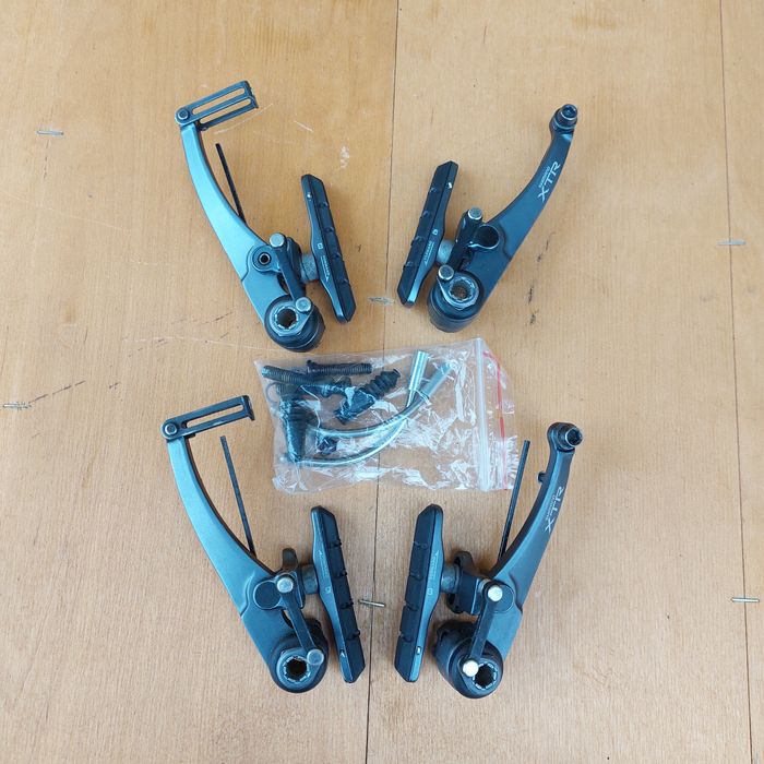 Kultowe Hamulce Shimano XTR BR-M950 Nowe Klocki V-Brake