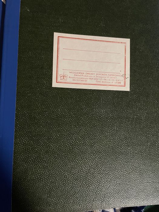 Zeszyt A4 PRL nowy