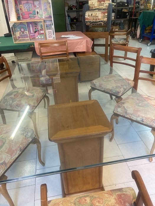 Mesa de jantar temperado