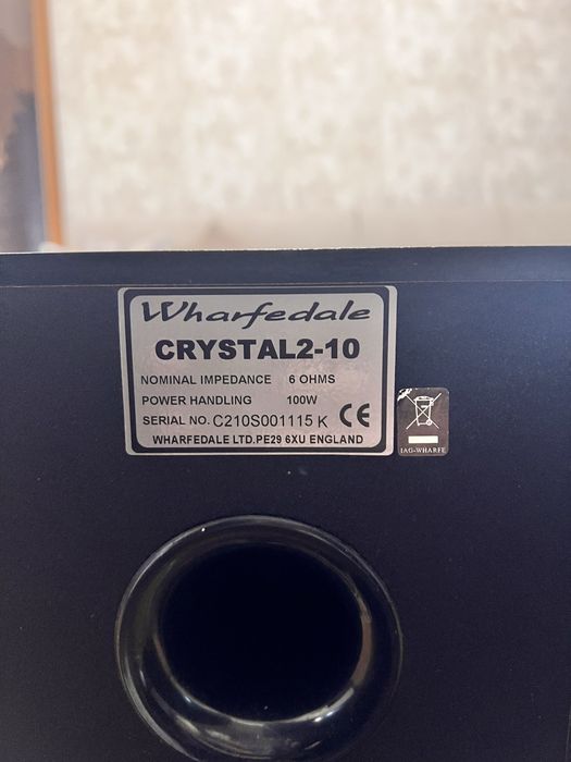 Акустика Wharfedale Crystal 2-40 / 2-10 + ресивер Pioneer (Hi-Fi комплект)
