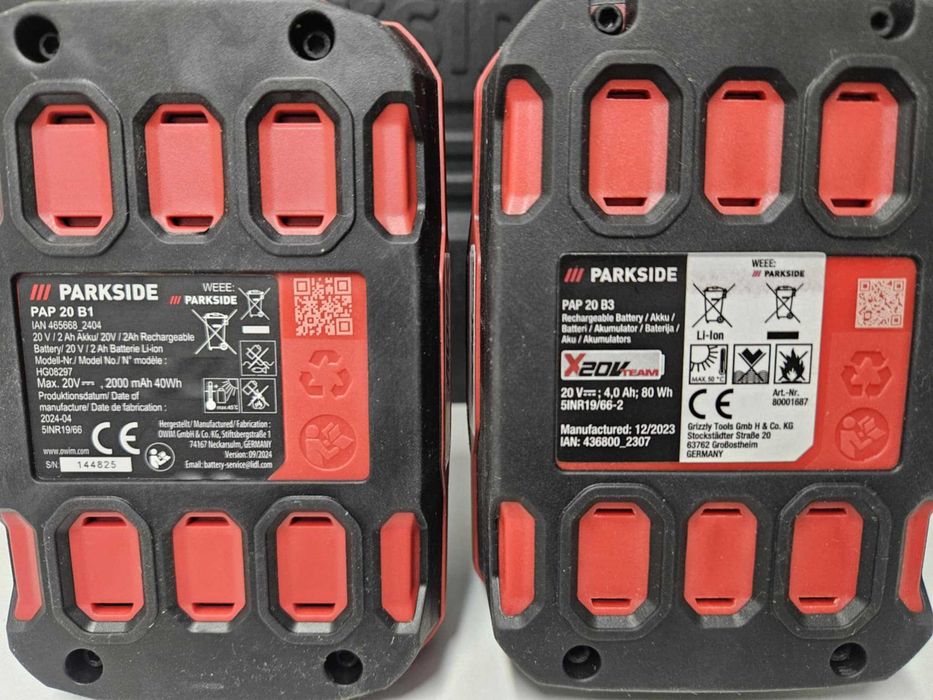 NOWA Piła Szablasta Parkside PSSA 20-Li B2 + 2 Akumulatory + Ładowarka