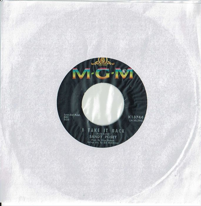 Sandey Posey - I take it back - Disco EP 45 rpm