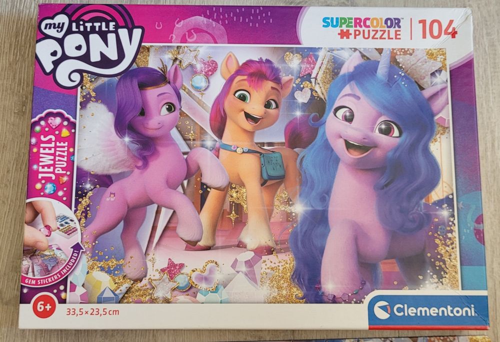 Puzzle My Little Pony Clementoni 104 elementy kompletne