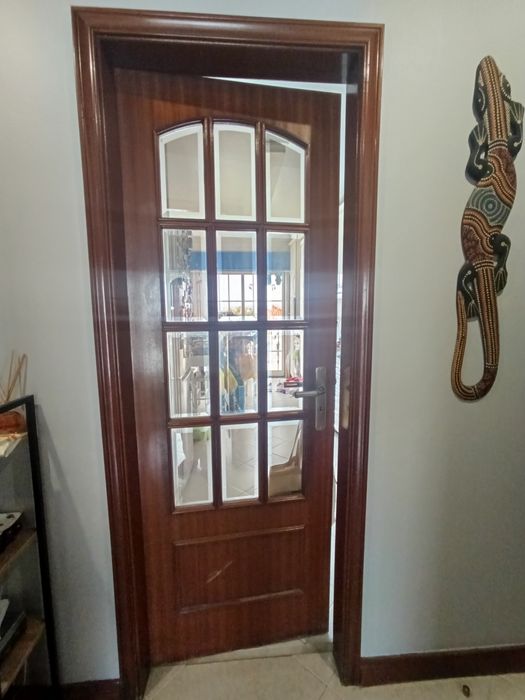 Kit Porta de madeira completo