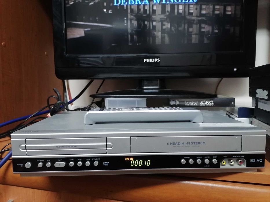 Magnetowid VHS Philips DVP 3350V HI-FI stereo pilot COMBO