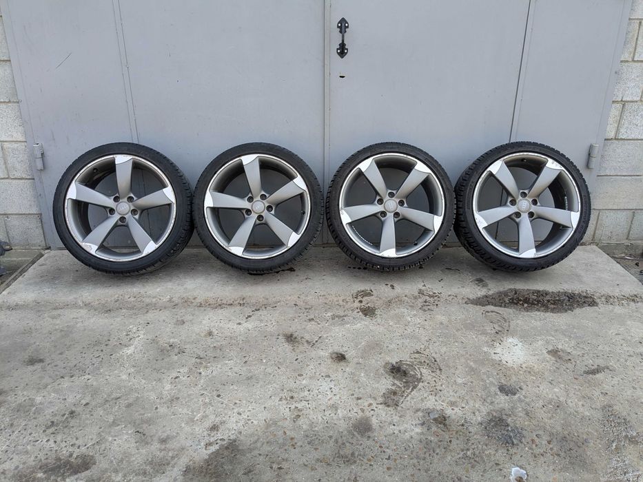 Диски Ротори Audi A4 B8 A5 A6 A7 Q5 R19 5x112 ET43 8K0601025AR Титани колеса S-line Rotor