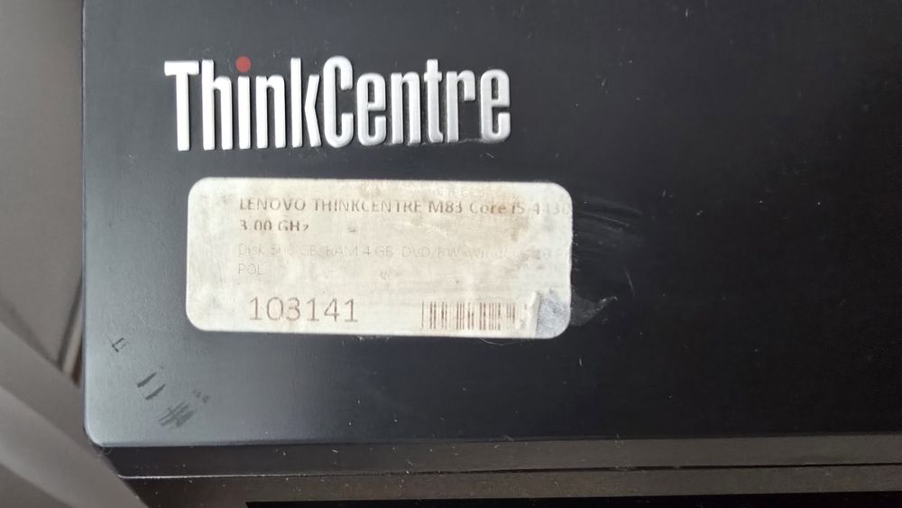 Lenovo ThinkCentre M83  i5   8gb ram