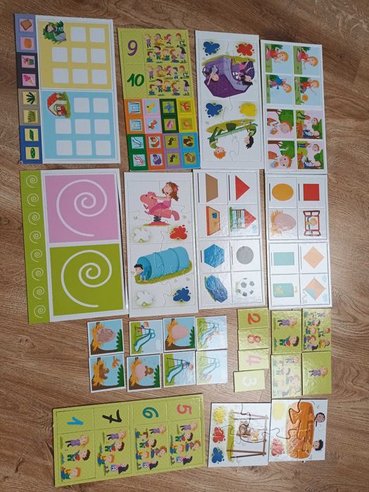 Edukacyjny zestaw Clementoni, 8 gier w 1. Uczę sie i bawiąc