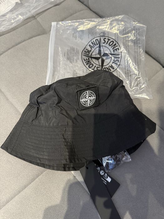 Kapelusz Stone Island Nylon Metal czarny – nowy z metkami