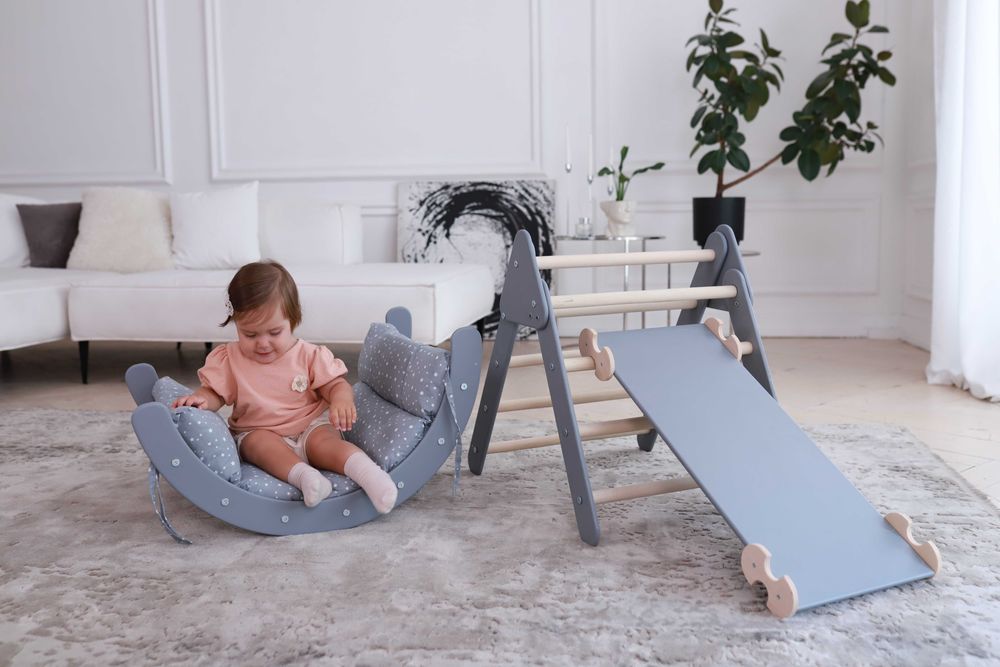 Піклер Пиклер Арка Трикутник краща цiна горка монтесорі 5в1 ! дерево