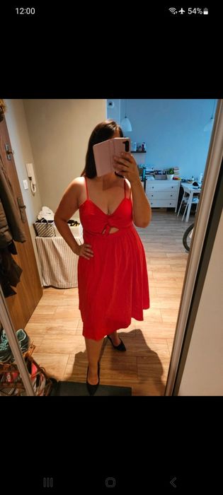 Primark sukienka czerwona r 44