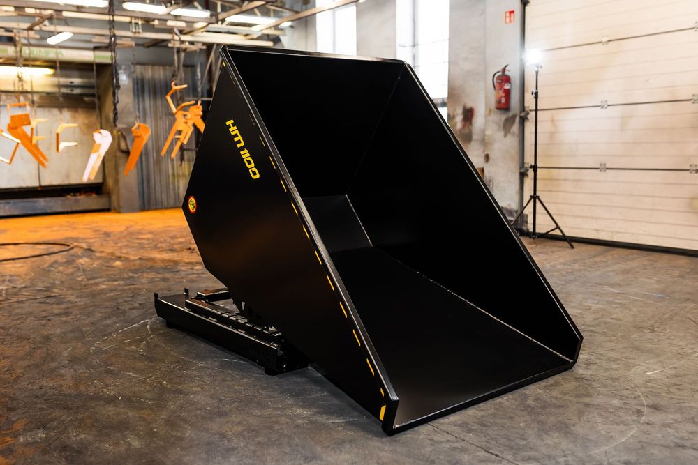 Kontener / Kontener samowyładowczy / Pojemnik metalowy / Koleba 1100L