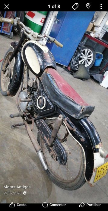 Motorizada antiga Vilar super seta