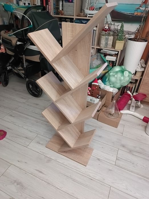 Regał na książki, dąb Sonoma, stan db+.