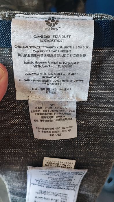 Marsúpio ergobaby Omni 360 Star Dust