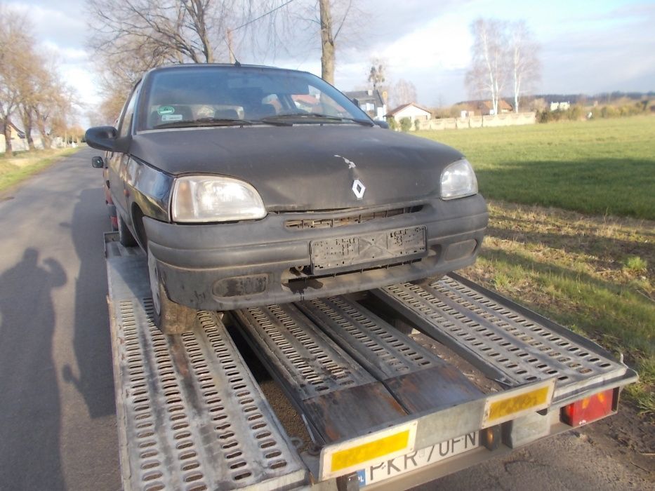 Renault Clio I,polift,czarny,benzyna,8-zaworowa,szyberdach,wspoma,