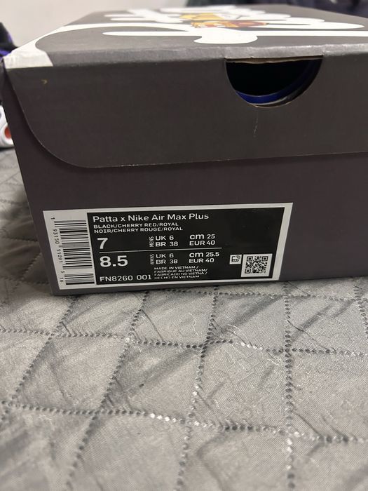Nike Air Max Plus TN x Patta Barcelona - Tamanho 40
