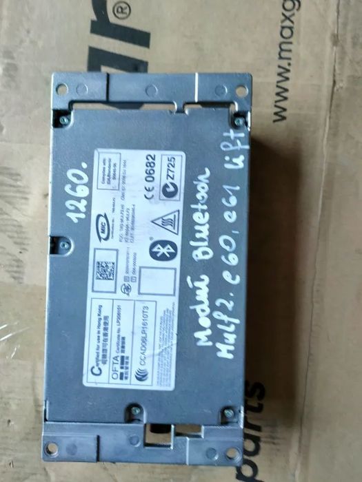 moduł, sterownik mulf 2, bluetooth bmw e 60, e 61 lift