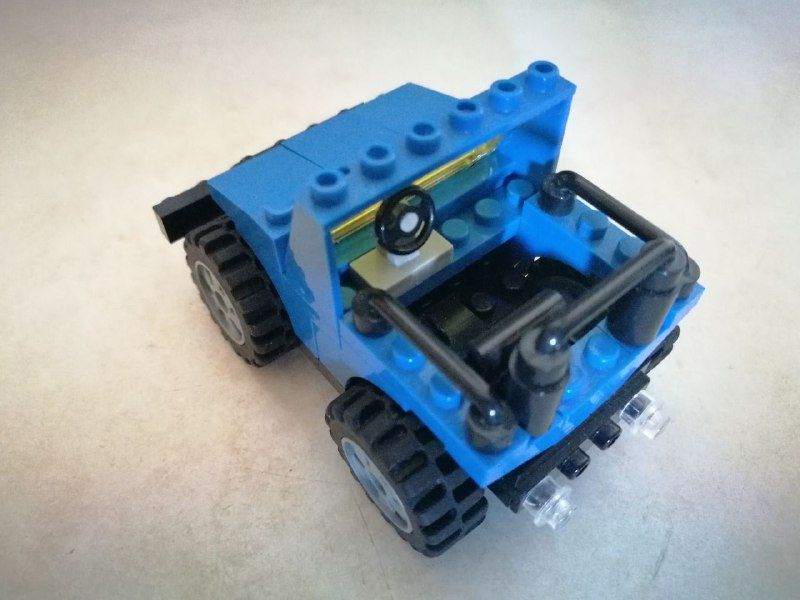 Конструктор Транспорт (пожарная машина, патрульный джип и трактор)